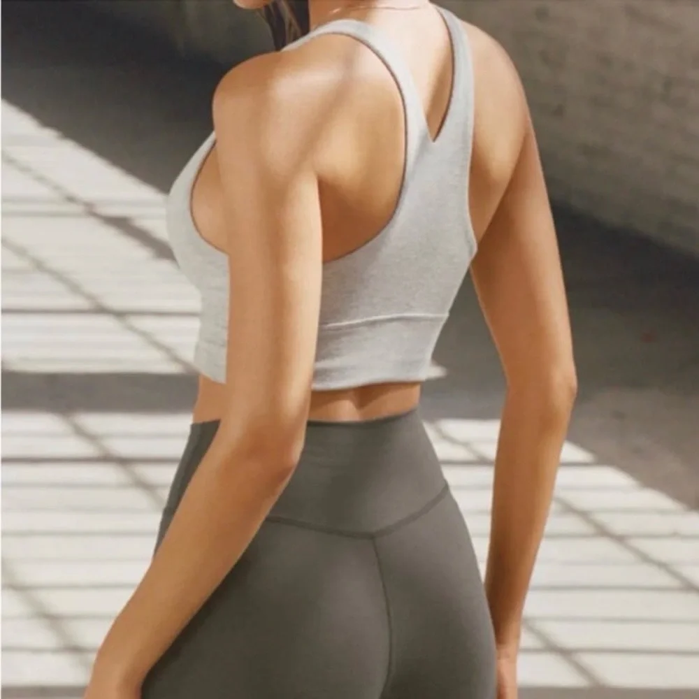 Joah Brown Varsity Tank Top Bra - Picture 4 of 7